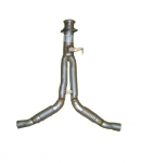 Click Here For Full Product Info E19824 PIPE-EXHAUST-REAR-Y PIPE-ALUMINIZED-2.25 INCH-91