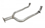 E19828 PIPE-EXHAUST-FRONT-Y PIPE-ALUMINIZED-84-85