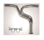 E19840 PIPE-EXHAUST-REAR-Y PIPE-STAINLESS STEEL-2.5 INCH-78 L82-79-81 ALL