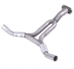 E19842 PIPE-EXHAUST-REAR-Y PIPE-STAINLESS STEEL-2.5 INCH-HI PERFORMANCE-84-85