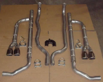 Click Here For Full Product Info E19941 EXHAUST SYSTEM-CHAMBERED-ALUMINIZED-2.5 INCH-WITH STAINLESS STEEL TIPS-84-91 NO LONGER AVAILABLE