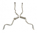 Click Here For Full Product Info E19987 EXHAUST SYSTEM-ALUMINIZED-ROUND MUFFLER-NO CROSSOVER-2.5 INCH MANIFOLD-62