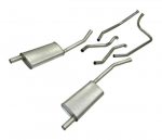 Click Here For Full Product Info E19988 EXHAUST SYSTEM-ALUMINIZED-OVAL MUFFLER-6 CYLINDER-53-55