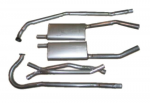 Click Here For Full Product Info E19989 EXHAUST SYSTEM-ALUMINIZED-OVAL MUFFLER-V8-55