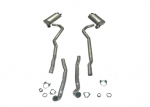 E20003 EXHAUST SYSTEM-ALUMINIZED-2.5 INCH-BIG BLOCK-454-AUTOMATIC-70-72