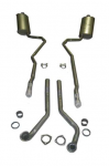 Click Here For Full Product Info E20027 EXHAUST SYSTEM-ALUMINIZED-2.5 TO 2 INCH-BIG BLOCK-427-AUTOMATIC-WELDED MUFFLER-69