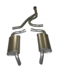 Click Here For Full Product Info E20045 EXHAUST SYSTEM-ALUMINIZED-CAT BACK-STOCK-L48-78