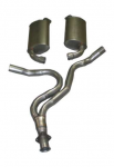 E20046 EXHAUST SYSTEM-ALUMINIZED-CAT BACK-STOCK-L82-78-81