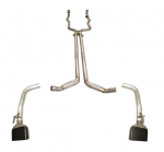 Click Here For Full Product Info E20053 EXHAUST SYSTEM-ALUMINIZED-DUALS-MUFFLER ELIMINATOR-LT1 TIPS-EXCEPT ZR1-84-91
