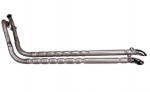 E20141 PIPE SET-EXHAUST-SIDE-ALUMINIZED-LOUD SOUND-2.5 INCH-SMALL BLOCK-327-63-65