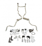 Click Here For Full Product Info E20240 EXHAUST SYSTEM-MAGNAFLOW-DELUXE-2 INCH-ROUND MUFFLER-WITH CROSS OVER-61-62