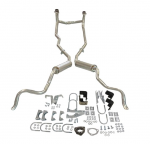 Click Here For Full Product Info E20252 EXHAUST SYSTEM-MAGNAFLOW-DELUXE-2 INCH-ROUND MUFFLER-WITH CROSSOVER-59-60