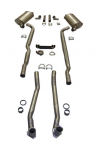 Click Here For Full Product Info E20198 EXHAUST SYSTEM-DELUXE-2 TO 2.5 INCH-SMALL BLOCK-MANUAL-66-67