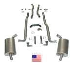 Click Here For Full Product Info E20202 EXHAUST SYSTEM-DELUXE-2.5 INCH-BIG BLOCK-396/427-MANUAL-65-67