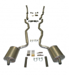 Click Here For Full Product Info E20203 EXHAUST SYSTEM-DELUXE-2 INCH-SMALL BLOCK-MANUAL-WELDED MUFFLER-63
