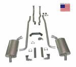 E20206 EXHAUST SYSTEM-DELUXE-2 INCH-SMALL BLOCK-MANUAL & AUTOMATIC-64-67