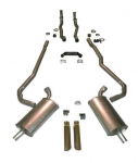 Click Here For Full Product Info E20212 EXHAUST SYSTEM-DELUXE-2 TO 2.5 INCH-SMALL BLOCK-MANUAL-68-69