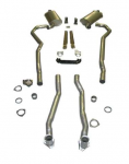 Click Here For Full Product Info E20214 EXHAUST SYSTEM-DELUXE-2 TO 2.5 INCH-SMALL BLOCK-AUTOMATIC-68-69