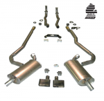 E20213 EXHAUST SYSTEM-DELUXE-2 TO 2.5 INCH-SMALL BLOCK-MANUAL-70-72