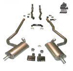 Click Here For Full Product Info E20213 EXHAUST SYSTEM-DELUXE-2 TO 2.5 INCH-SMALL BLOCK-MANUAL-70-72
