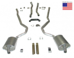 Click Here For Full Product Info E20224 EXHAUST SYSTEM-DELUXE-2 INCH-SMALL BLOCK-AUTOMATIC-WELDED MUFFLER-69