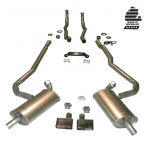 E20229 EXHAUST SYSTEM-DELUXE-2 INCH-SMALL BLOCK-MANUAL-70-72