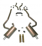 Click Here For Full Product Info E20234 EXHAUST SYSTEM-DELUXE-2.5 TO 2 INCH-BIG BLOCK-427-AUTOMATIC-69
