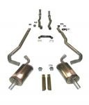 E20297 EXHAUST SYSTEM-MAGNAFLOW-DELUXE-2 TO 2.5 INCH-SMALL BLOCK-327/350-MANUAL-68-69