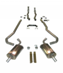 Click Here For Full Product Info E20297 EXHAUST SYSTEM-MAGNAFLOW-DELUXE-2 TO 2.5 INCH-SMALL BLOCK-327/350-MANUAL-68-69
