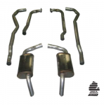 Click Here For Full Product Info E20299 EXHAUST SYSTEM-MAGNAFLOW-2 TO 2.5 INCH-SMALL BLOCK-L82-AUTO-HIDEAWAY MUFFLER-74