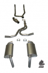 Click Here For Full Product Info E20304 EXHAUST SYSTEM-ALUMINIZED-STOCK-2.5 INCH-HIDEAWAY-WITH CONVERTER-80