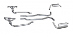 Click Here For Full Product Info E20337 EXHAUST SYSTEM-ALUMINIZED-4 SPEED/TH350-HEADERS AND STOCK MUFFLERS-74-79