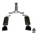 Click Here For Full Product Info E20351 EXHAUST SYSTEM-ALUMINIZED-CAT BACK-MAGNAFLOW MUFFLERS-LT1 TIPS-84-85