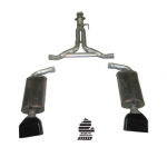 Click Here For Full Product Info E20352 EXHAUST SYSTEM-ALUMINIZED-CAT BACK-MAGNAFLOW MUFFLERS-LT1 TIPS-86-91
