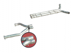 E20378 PIPE SET-EXHAUST-ALUMINIZED-CHAMBERED-96