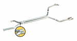 Click Here For Full Product Info E20391 EXHAUST SYSTEM-ALUMINIZED-STRAIGHT PIPE-MUFFLER ELIMINATOR-STAINLESS STEEL TIPS-96