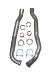 Click Here For Full Product Info E20502 PIPE SET-EXHAUST-ALUMINIZED-FRONT-2.5 INCH-BIG BLOCK-AUTOMATIC-66-68
