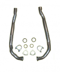 Click Here For Full Product Info E20504 PIPE SET-EXHAUST-ALUMINIZED-FRONT-2.5 INCH-HI PERFORMANCE-MANUAL-64-65