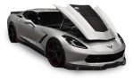 Click Here For Full Product Info E20614 NO LONGR AVAILABLE-HOOD-FIBERGLASS-WITH CARBON FIBER BLISTER-EXTRACTOR-RK SPORT-14-16
