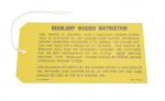 Click Here For Full Product Info E20653 INSTRUCTION TAB-HEADLAMP WASHER-69-71