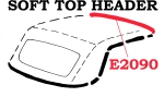 E2090 WEATHERSTRIP-SOFT TOP-HEADER-USA-56-62