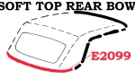 E2099 WEATHERSTRIP-SOFT TOP-REAR BOW-USA-59-60