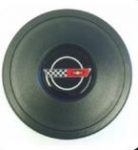 E20996 CAP-STEERING WHEEL WITH C 4 EMBLEM-84-89