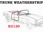 E2120 WEATHERSTRIP-TRUNK-USA-53-58