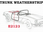 E2123 WEATHERSTRIP-TRUNK-USA-59-62