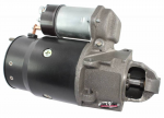 Click Here For Full Product Info E21245 STARTER-NEW-FULL SIZE-BLACK-168 TOOTH-1.9 H.P.-CAST IRON NOSE-OFFSET MOUNT-MAN. TRAN.-70-81