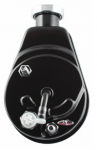 E21266 PUMP-POWER STEERING-NEW-BLACK-SAGINAW STYLE-DIRECT FIT-80-82