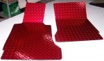 Click Here For Full Product Info E21295 MAT SET-FLOOR-DIAMOND PLATE-POLISHED ALUMINUM-CHOICE OF COLOR-PAIR-05-13