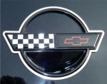 E21417 Emblem-Trim Ring-Front and Rear-Polished-USA MADE-2 pieces-84-90