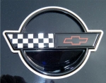 E21418 Emblem-Trim Ring-Front and Rear-Polished-USA MADE-2 pieces-91-96